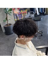 クロー(CROW) カット×波巻きパーマ