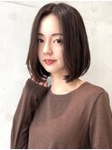 最新トレンド 菱形ボブ say.重政