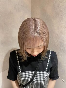 フェイス 石川町 (FACE) デザインカラー×シルバーベージュ×ハイトーンカラー