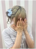 ガーリースタイル/心斎橋/ヘアメ/セットサロン