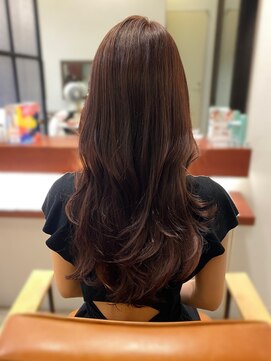 マーリャヘアー(mallia hair) レイヤースタイルレイヤーカットロングレイヤー小顔スタイル