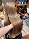 ◎ブリーチ無しで明るめミルクティベージュ◎