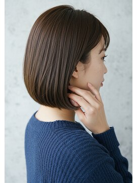 アントワープトーキョー(antwerp TOKYO) 30代40代大人丸みボブ髪質改善酸性ストレート白髪染めハイライト