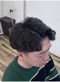 無造作ラフカールパーマ