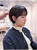 ▽まるみショート似合わせカットメルティーカラーフェミニン