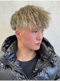 パイルツイスト×ホワイトメッシュ