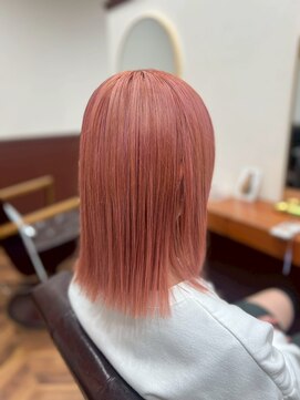 ブリーチ+イルミナフルカラー+カット