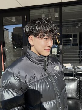 髪屋 紬 メンズ/メンズパーマ/メンズカット/シャドウパーマ