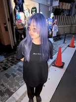 ハビット (habitt)&nbsp;ロング×ネイビーブルー