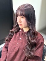 ジエクト 本店(The Ect)&nbsp;似合わせ艶ロング◇韓国風巻き・チェリーレッド・ワンレッド