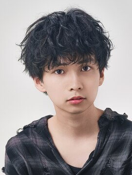 メンズヘアセンス 渋谷(MEN'S HAIR SENSE) ブルーブラック/ニュアンスパーマ/韓国マッシュ/渋谷