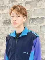 エムスラッシュ たまプラーザ(M.SLASH)&nbsp;■ブロンド風カーリーパーマくるくるパーマたまプラーザ14