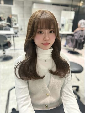 盛れるお顔まわりカット& 大人気“ ヘーゼルベージュ “