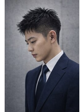 ベル 銀座並木通り店(Belle) 《スーツ仕事でもカッコいい》/シャドウパーマ/ベリーショート