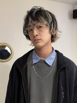 ナービス(NARVIS)&nbsp;メンズカット/デザインカラー/メッシュ/ベージュ