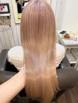 ルーンバイアンツ 茅ヶ崎北口店(Lune. by ANT'S)&nbsp;ミルクティーブロンド/ダークブルー/デジタルパーマ/茅ヶ崎
