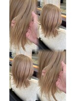 コモン スタイリング ラウンジ(COMON STYLING LOUNGE)&nbsp;最高級ケアブリーチ×ベージュ