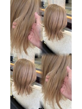 コモン スタイリング ラウンジ(COMON STYLING LOUNGE) 最高級ケアブリーチ×ベージュ