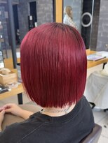 ラウル(Laulu)&nbsp;鮮やかレッドカラー｜ブリーチ×高発色カラー