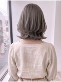 ハッシュカット/グレージュ/デザインカラー[北千住駅]