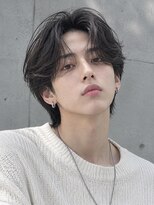 オグジュアリー 表参道(aux.) カルマヘア韓国風コンマヘア ツーブロックショートセンター分け