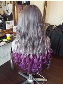 シルバー★パープルグラ