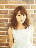 長め前下がりボブ☆