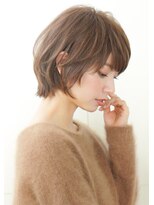 ルエ(rue)&nbsp;『rue京都』大人可愛い前下がり小顔マッシュエアリーグレージュ