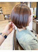 【自然に笑顔に】お手入れ抜群ナチュラルショートボブ♪