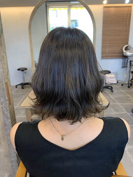 ラグヘアーワークス 草薙店(LAG HAIR WORKS) 秋色 カーキーアッシュ