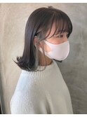 インナーカラー*カーキグレージュ