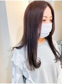 ローズピンク×ロング