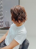 サーリー(SURLY)&nbsp;ボブパーマくるくるパーマランダムパーマ切りっぱなしウルフ