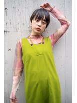 ガレージ バイ グリーン 原宿 表参道(Garage by green)&nbsp;【loki】ブラック×ショートヘア