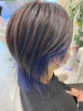 エフエフヘアー(ff hair) back style☆イヤリング&インナーカラーvol.733