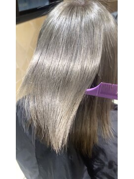 ヘアリゾートエーアイ 新宿西口店(hair resort Ai) ハイトーンも艶【ai 髪質改善 サイエンスアクア　新宿　西新宿】