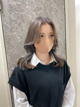 エースハバナ 渋谷(1 HAVANA) ヌーディーカラー/サラツヤロング/ふんわりミディアム/小顔ヘア