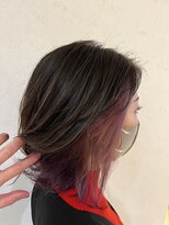 ビーエリア 本店(BE AREA)&nbsp;インナーカラー　レッド