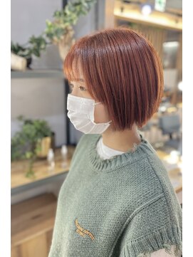 ザ ラボ アングゥ(The Labo ungu) オレンジ/ブリーチカラー/オレンジブラウン/仙台駅