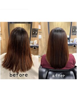 カミケンパセオ(kamiken.paseo) 清潔感◎毛先までしっとり艶感ストレート【カミケンパセオ】