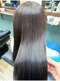 20代30代40代髪質改善カラーアッシュブラウン艶感ストレート
