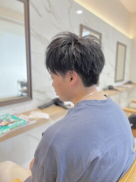 ラポールヘアー(rapport hair) ソフト刈り上げ×マッシュショート