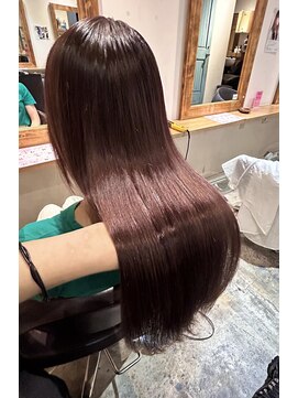 アルーシェ 新宿店(Alushe) ボルドー×髪質改善