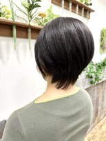 ケープラス(K+plus)&nbsp;ディープグレージュ×前下がりボブ