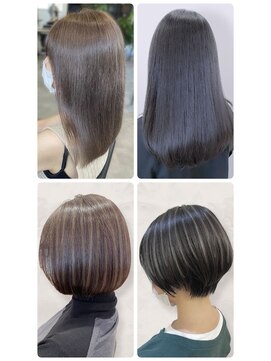 美容室フルール 20代30代40代髪質改善酸熱トリートメント艶感ストレート