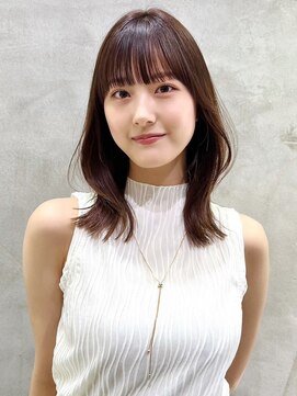 ロンドイディールバンダイ 新潟万代(Lond ideal) ［新潟/万代］くびれレイヤーボブオリーブベージュ