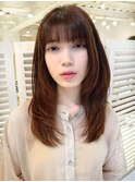 くびレイヤー/シースルーバング/韓国/髪質改善[stylist竹田] 