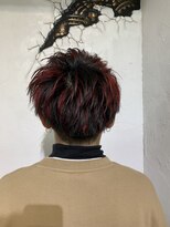 メンズ サロン ドット トウキョウ 町田店(men's salon dot. tokyo) 赤メッシュ