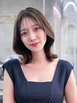 フィヴェント(Fivent)&nbsp;メルティカラー似合わせカットフェミニンロング韓国レイヤー