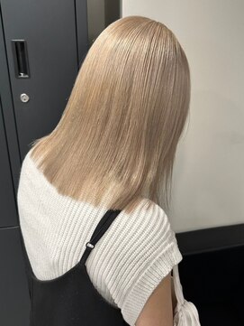 ベレーザ 渋谷(BELEZA) 11370ミルクティーベージュ髪質改善ストレートマロンベージュ